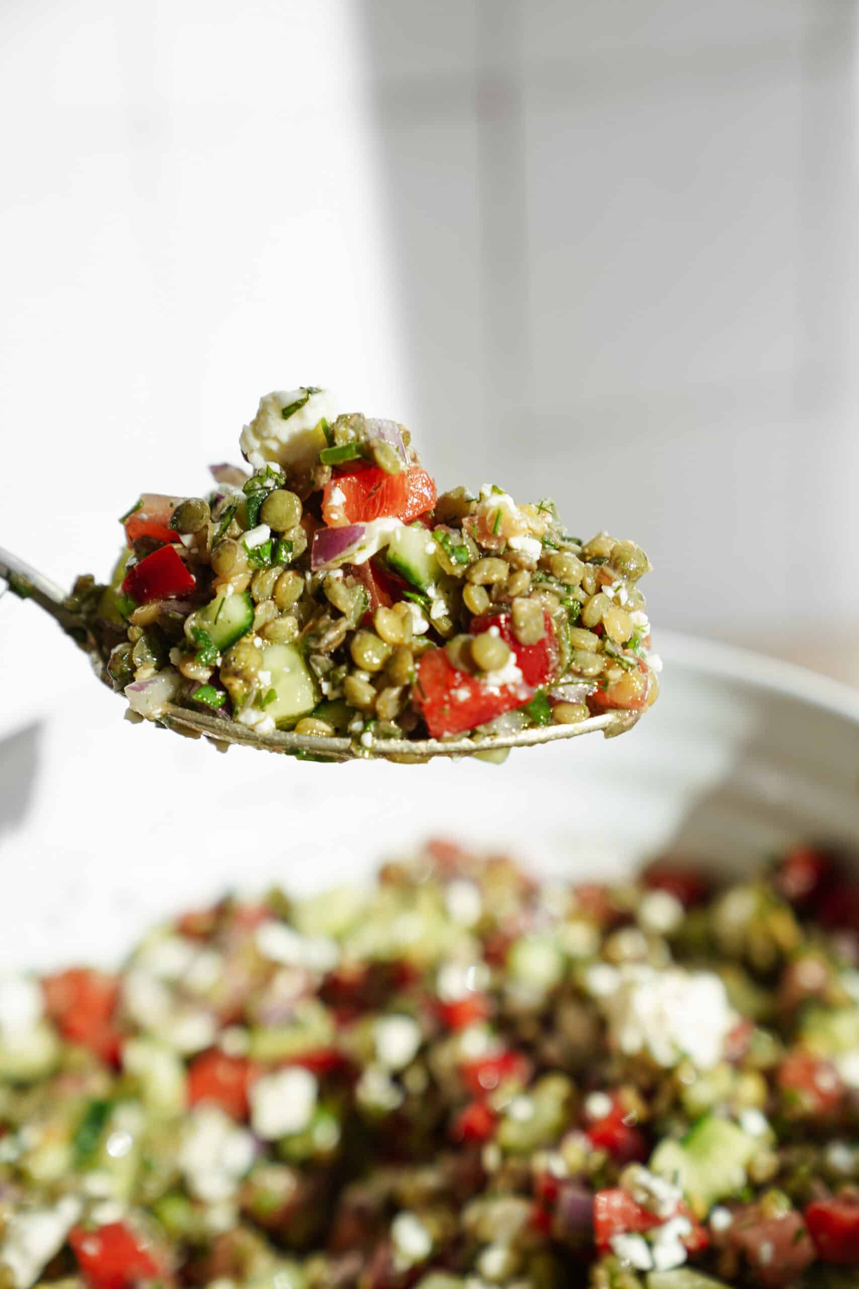 Nourish Your Heart: The Protein & Fiber-Packed Greek Lentil Salad